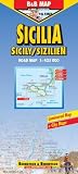 B&B Laminated Map of Sicily / Sicilia / Sizilien (Road Maps)