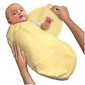 Kiddopotamus SwaddleMe 100% Cotton Knit, Small, Yellow