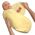 Kiddopotamus SwaddleMe 100% Cotton Knit Small, Yellow
