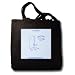 Scrapbooking love - Black Tote Bag JUMBO 20w X 15h X 5d