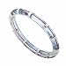 Kabbalah Bangle Sterling Silver Light Blue Resin and Authentic Red String Bangle