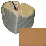 Lookout I Dog Car Seat (Vinyl Camel, Original size 16 in.)