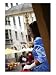 Street Performer on Herzog Friedrich Strasse, Innsbruck, Austria Photographic Poster Print by Glenn Beanland, 18x24