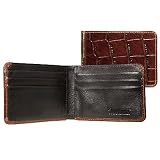 Jack Georges Croco Collection 2700 Slim Mens Wallet