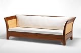 Barchester Three Seat Wooden Sofa