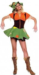Cutie Scarecrow 2 Piece Costume Wizard of Oz Sexy