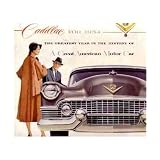 1954 CADILLAC Sales Brochure Literature Book Piece by General Motors