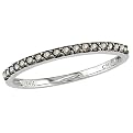 10K White Gold .25ct.t.w. Brown Rhodium Diamond Ring