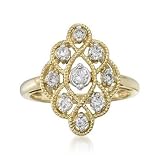 .50 ct. t.w. Diamond Cluster Ring In 14kt Yellow Gold