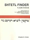 Shtetl Finder Gazetteer: Jewish Communities in the 19th and Early 20th Centuries in the Pale of Settlement of Russia and Poland, and in Lithuan