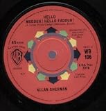 HELLO MUDDAH HELLO FADDUH 7" (45) UK WARNER 1963
