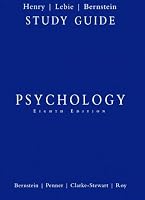 Bernstein Psychology Student Study Guide Eighth Edition