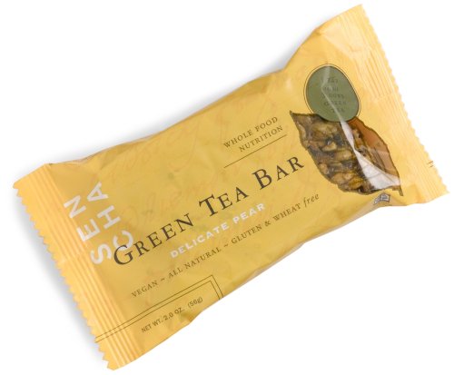 Sencha Green Tea Bar Delicate Pear, 2-Ounce Bars (Pack of 9) by Sencha