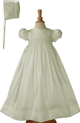 Silk Dupioni Christening Baptism Gown, 03
