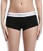 WingsLove Women's Modern Cotton Seamless Soft Boyshort Panties Underwear Pack of 3