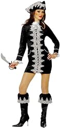 Fancy Pirate Female Costume - Womens Medium