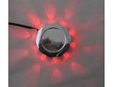 LAMPTRON 10-Ringpuk, Red, Chrome Housing LAMP-LED1002D
