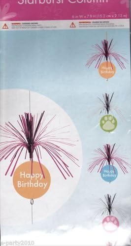 Puppy Party Paws Starbust Column (1pc)