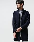 ナノ・ユニバース(nano・universe) 圧縮ウールシングルチェスターコート S ネイビー nano・universe