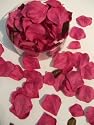 FUCHSIA CERISE SILK ROSE PETALS - VALENTINE'S DAY, WEDDING FLOWERS, CONFETTI
