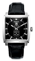 TAG Heuer Men's Monaco Automatic Leather Strap Watch #WW2110.FC6177