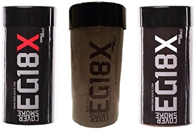 Enola Gaye EG18X High Output / Rapid Discharge Smoke Grenade (3-Pack, Red / Black / White)