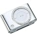 Gilty Couture Silver-plated Bezel Faceplate with Clear Swarovski Crystals for iPod shuffle