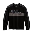 Harley-Davidson&reg; Men's Long Sleeve Prestige Tee Shirt. Appliqu&eacute;. Embroidery. 99127-10VM