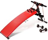 Ultrasport Sit-Up Bench with Dumbbells