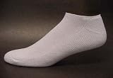 Men's 3 Pack Cotton Low Cut Sock White and Black