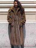 GORGOEUS LUNA MINK FUR COAT sz12 #3503