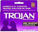 Trojan Condoms Very Sensitive 3 pack