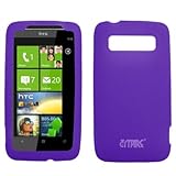 EMPIRE Purple Silicone Skin Cover Case for Verizon HTC Trophy