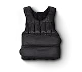 Powerfly Fitness Vest for Weight Loss Running Training Gym - Black, 20 kg