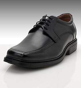 Airflex? Wide Fit Leather Tramline Lace-Up Shoes