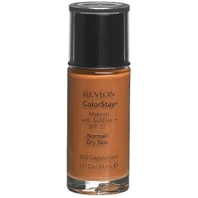 Revlon ColorStay Makeup with SoftFlex, Normal/Dry Skin, Cappuccino 410, 1 Ounce (Pack of 2)