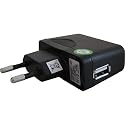USB - Steckerladeger&auml;t - schwarz - 1000 mAh 1 Ampere USB Stecker Adapter Netzteil