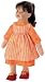 Sigikid 26801 - Michi Müsli Spielpuppe Kleid orange