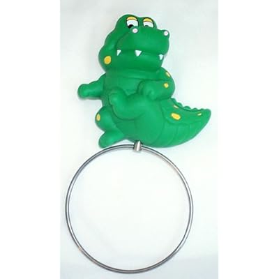 Kids Bathroom Decorations on Amazon Com  Alligator Gator Kids Towel Ring Bathroom Bath Decor