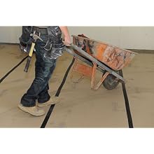 Plasticover Ram Board Floor Protection Fiberboard, Tan, 0.048" Thick, 38" Width, 100' Length