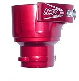 New Designz Spyder Pro Lock Low Rise Feed Neck - No Holes - Red