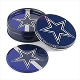 DALLAS COWBOYS TIN COASTER SET
