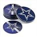 DALLAS COWBOYS TIN COASTER SET