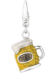 Sterling silver and Enamel BEER MUG (Charm)