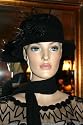 Flapper Hat New Cloche Hat Design Roaring Twenties Style Miss Sophia ~ Black