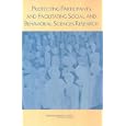 Protecting Participants and Facilitating Social and Behavioral Sciences Research by Surveys, and Social Science Research Panel on Institutional Review Boards, National Research Council, Constance F. Citro, and Daniel R. Ilgen