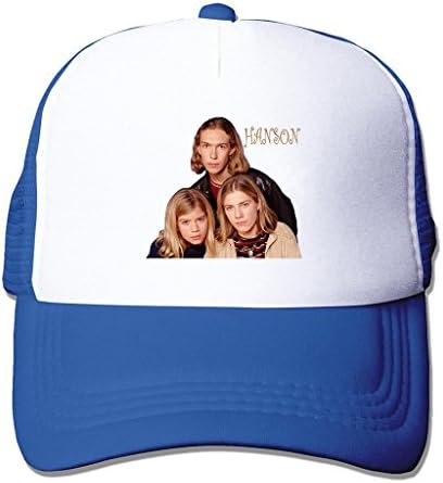 LIANBANG Hanson Adjustable Printing Mesh Cap Unisex Adult Sun Visor Baseball Mesh Hat - Blue