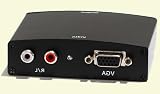 VideoSecu PC VGA Component Video S-Video Analog Audio to HDMI Converter Adapter PC to 1080P HDTV
