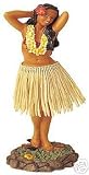 Lelani Dashboard Hula Doll - Flower Placing Pose / Natural
