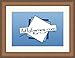 French Blue - 3x5 / 3 x 5 - 4 Way Stacked / Equal Cut Picture Mats
